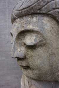 oud, antiek, stenen, Boeddha, hoofd, old, stone, Buddha, head